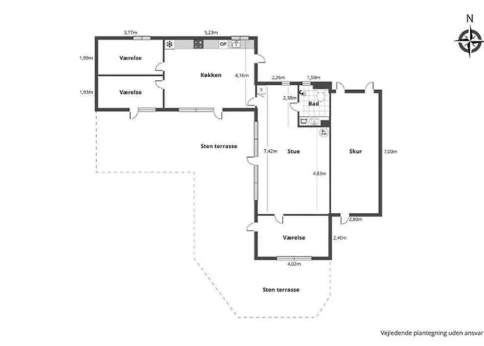 Apartamento Cozy Summer House 50 Meter From The Beach, 89 M²